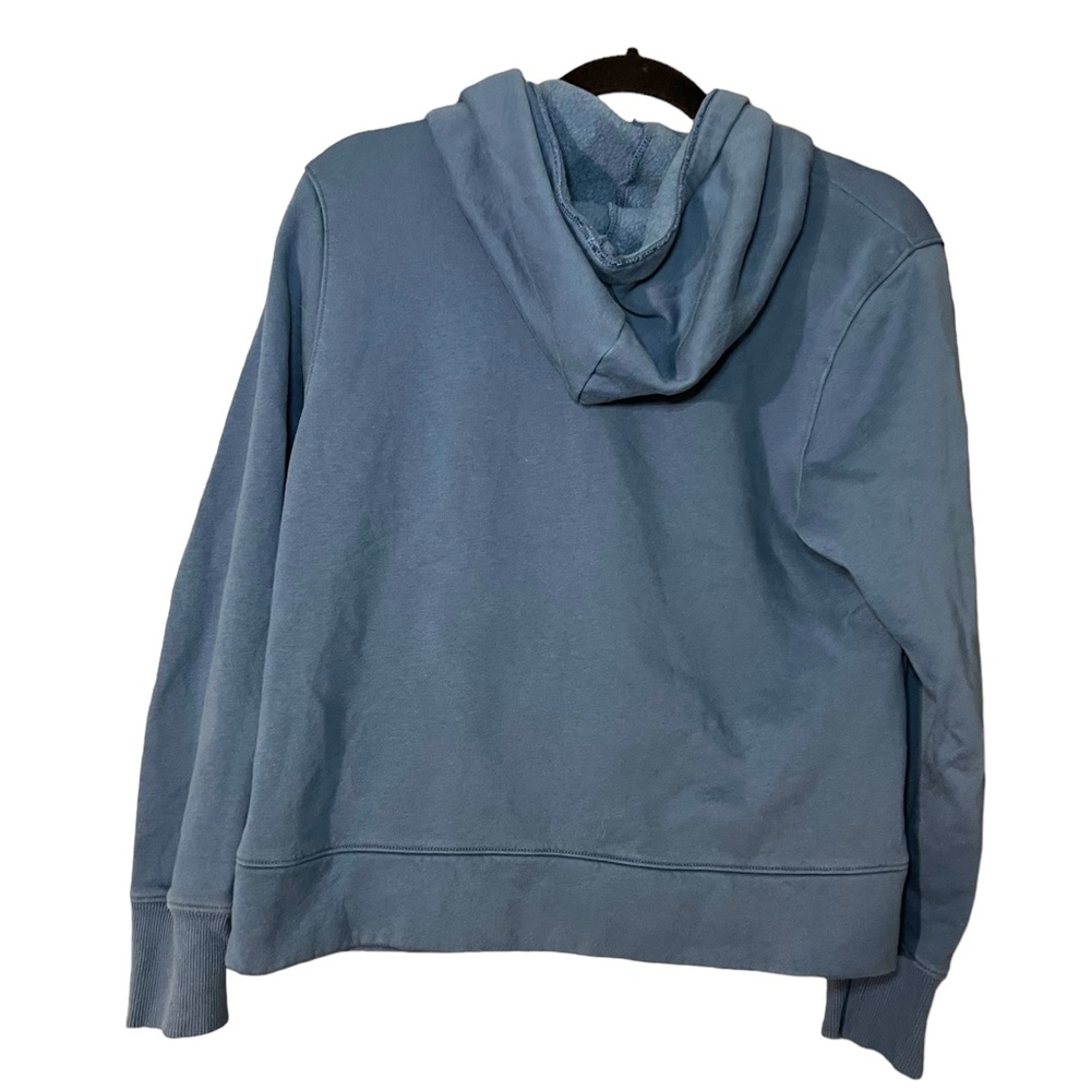 Under Armour UA Cotton Fleece Logo Hoodie Static Blue Women’s Size Medium - Picture 2 of 4